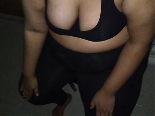 Priya madam workout - big big breasts